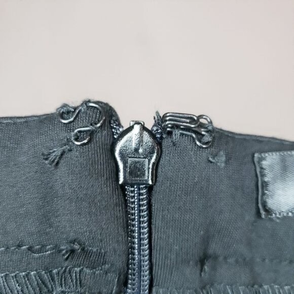 NWT Aqua Hem Ponte Dress in black Size XS - Picture 8 of 10